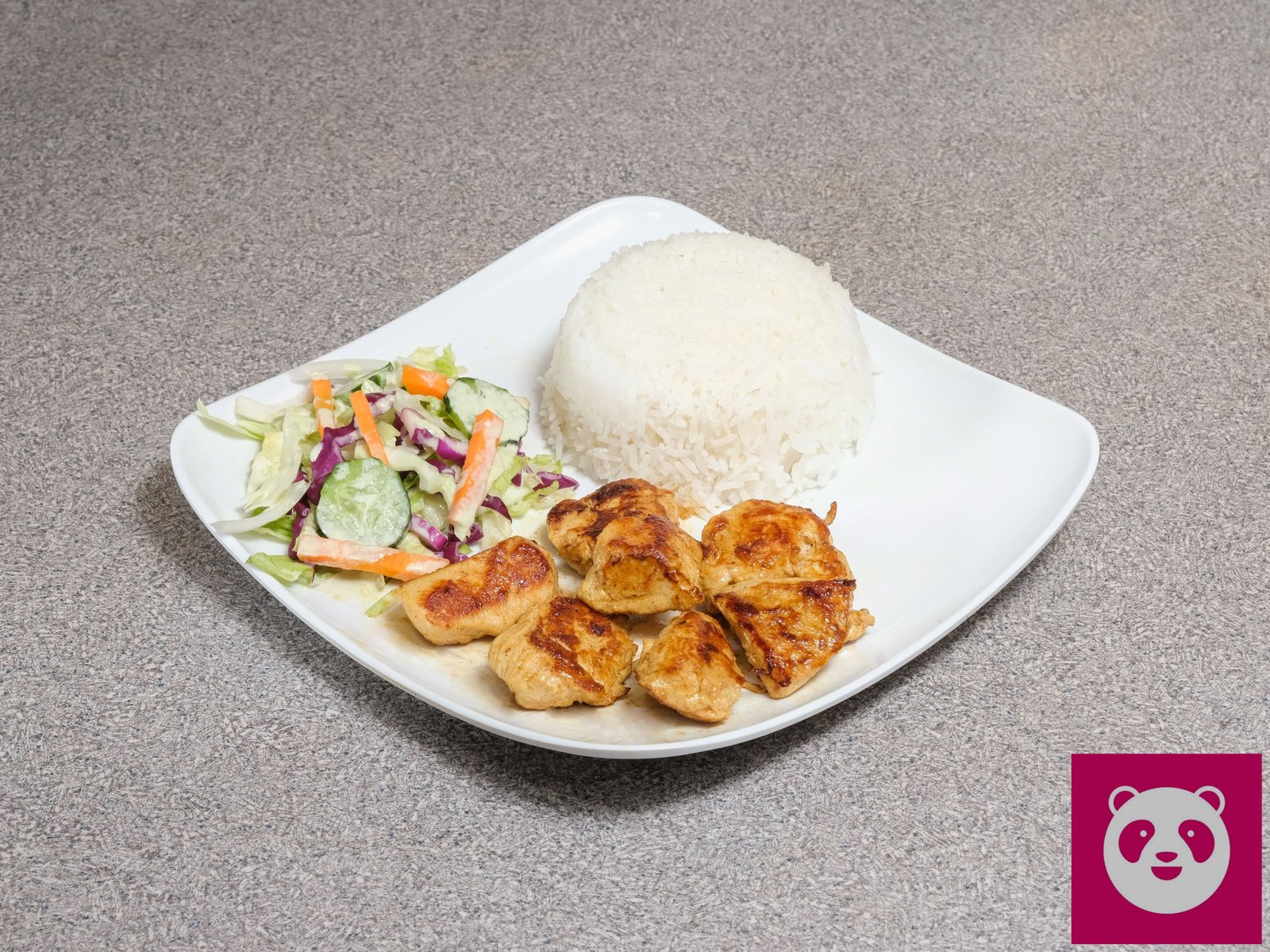 Chicken Shish Kebab Skewers with Rice
